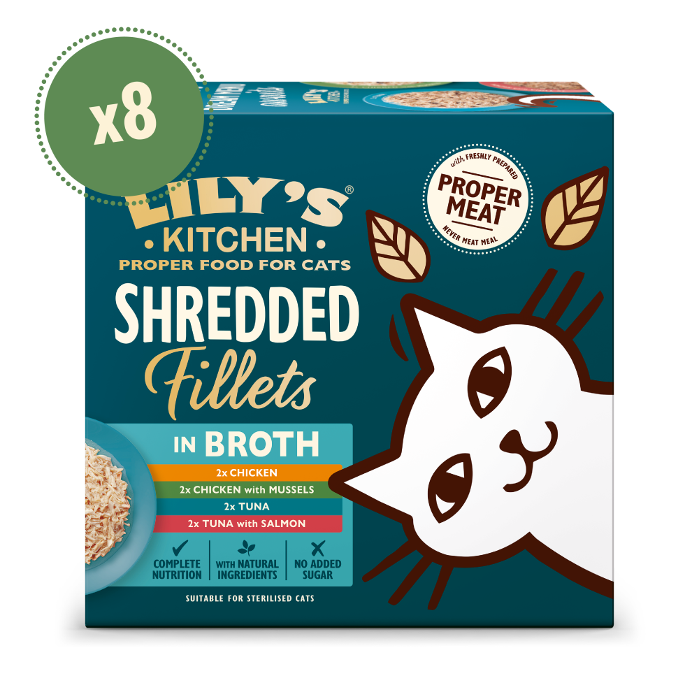 Shredded Fillets in Broth Multipack (8 x 70g)