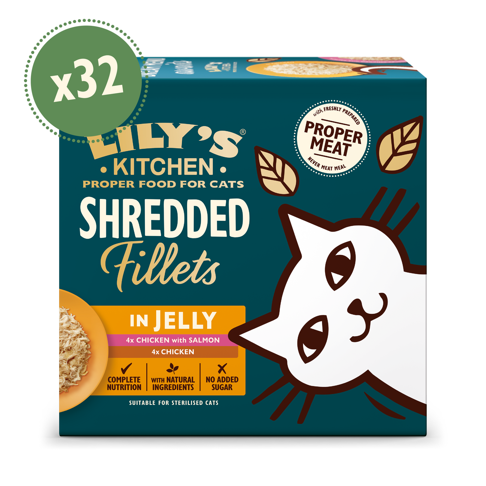 Shredded Fillets in Jelly Multipack (32 x 70g)