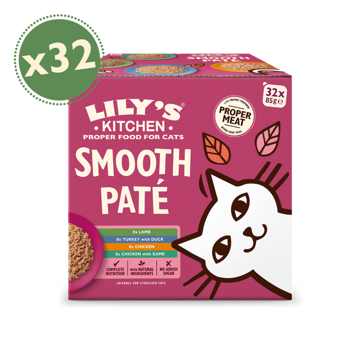 Paté Selection Multipack for Cats (32 x 85g)
