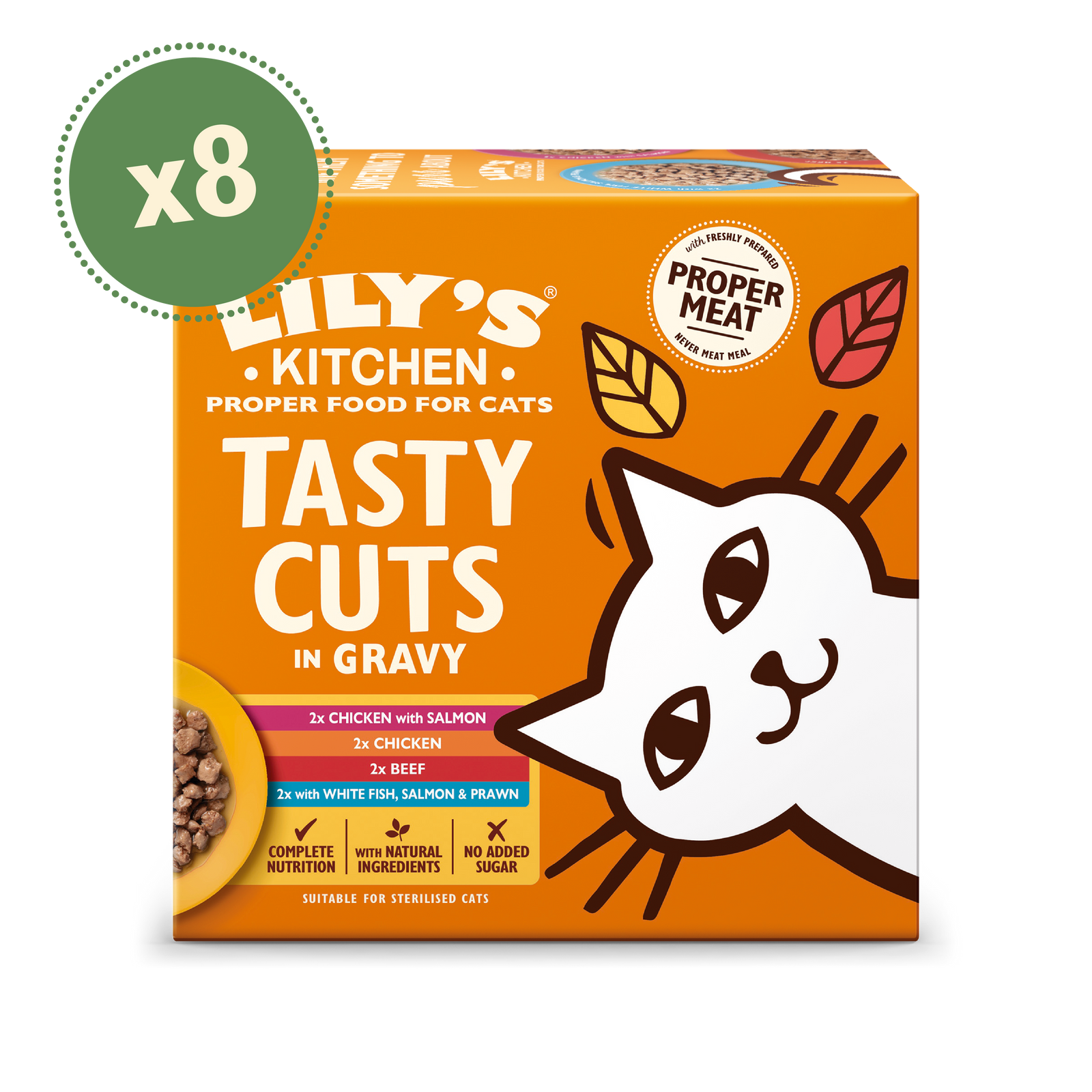 Tasty Cuts in Gravy Multipack (8 x 85g)
