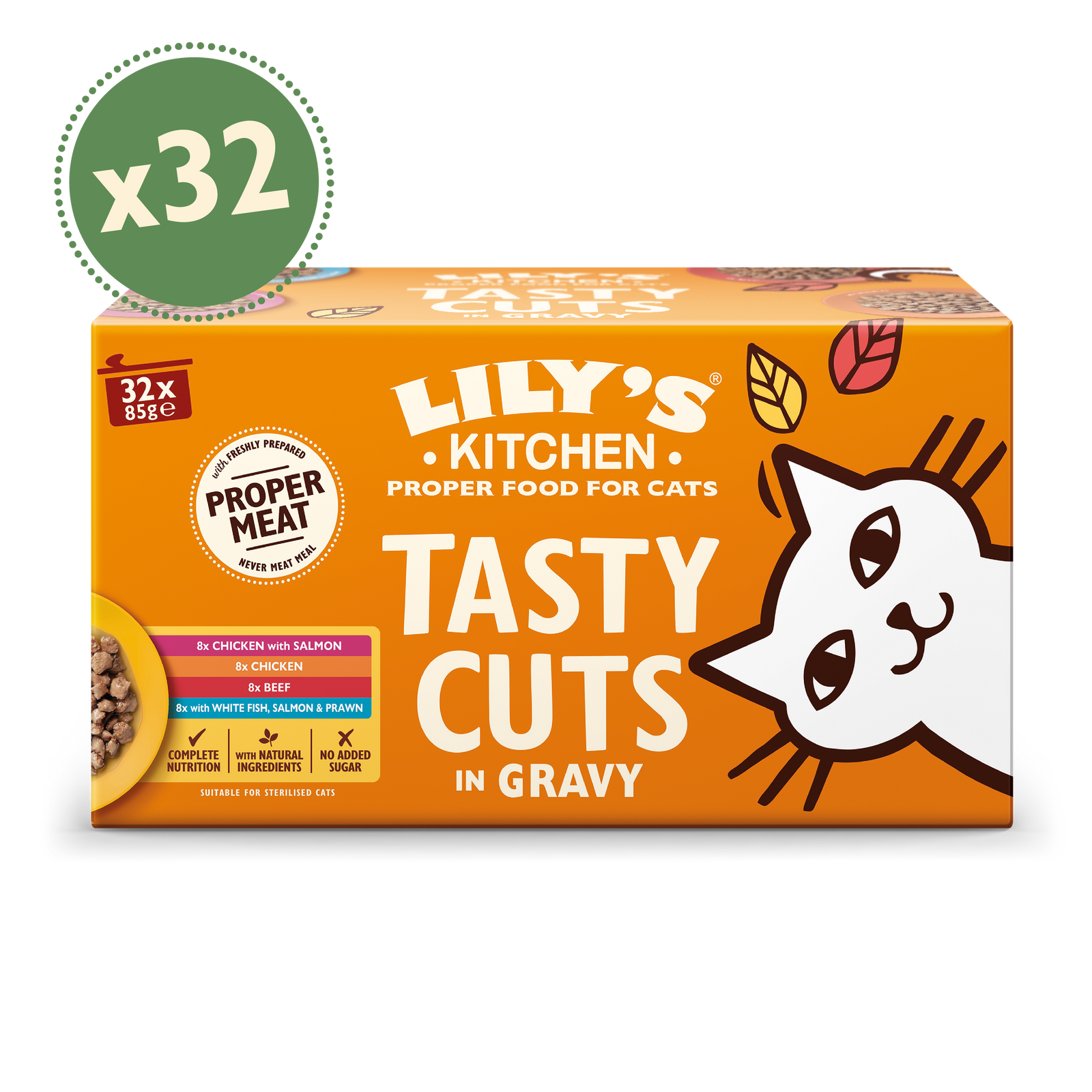 Tasty Cuts in Gravy Multipack (32 x 85g)