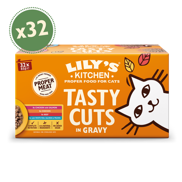 Tasty Cuts in Gravy Multipack (32 x 85g)