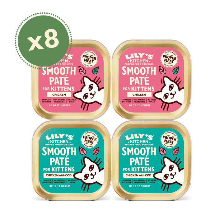 Paté Selection Multipack for Kittens (8 x 85g)