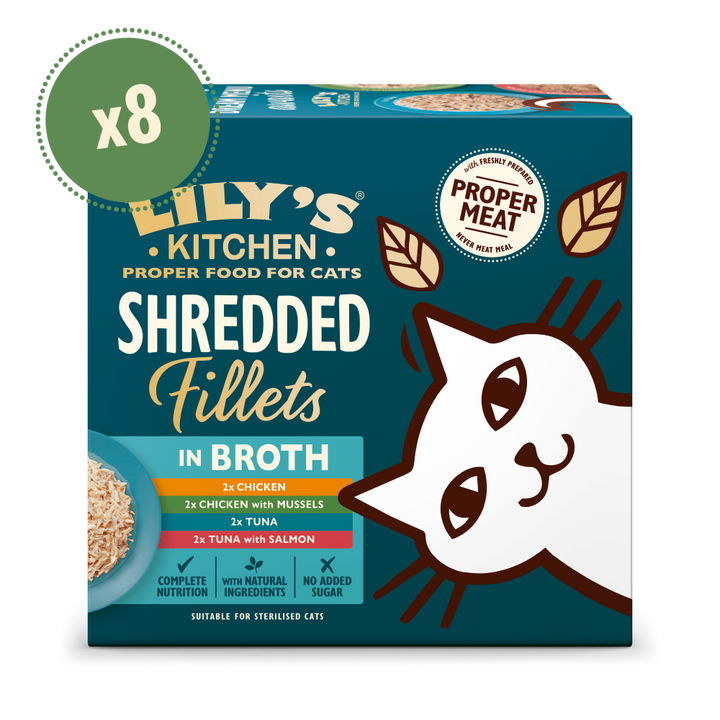 Shredded Fillets in Broth Multipack (8 x 70g)