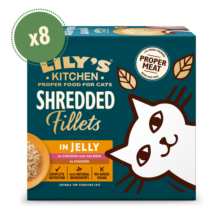 Shredded Fillets in Jelly Multipack (8 x 70g)