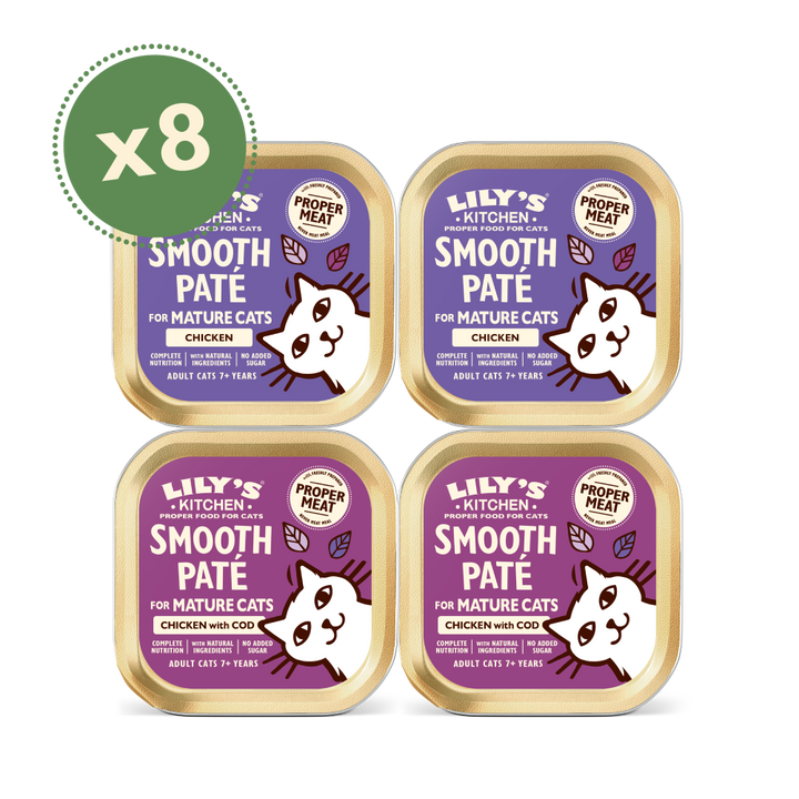 Paté Selection Multipack for Mature Cats (8 x 85g)