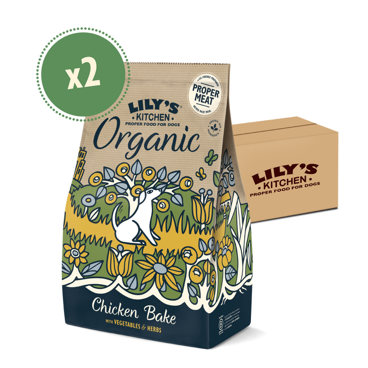 Organic Chicken & Vegetable Dry Food (2 x 7kg)