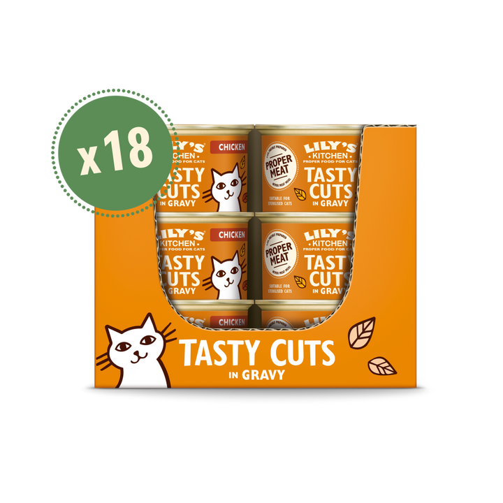 Chicken Tasty Cuts in Gravy (18 x 85g)