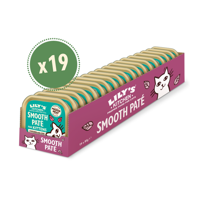 Chicken with Cod Paté for Kittens (19 x 85g)