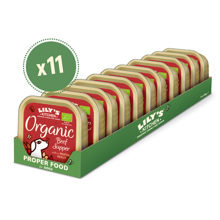 Organic Beef Supper (11 x 150g)