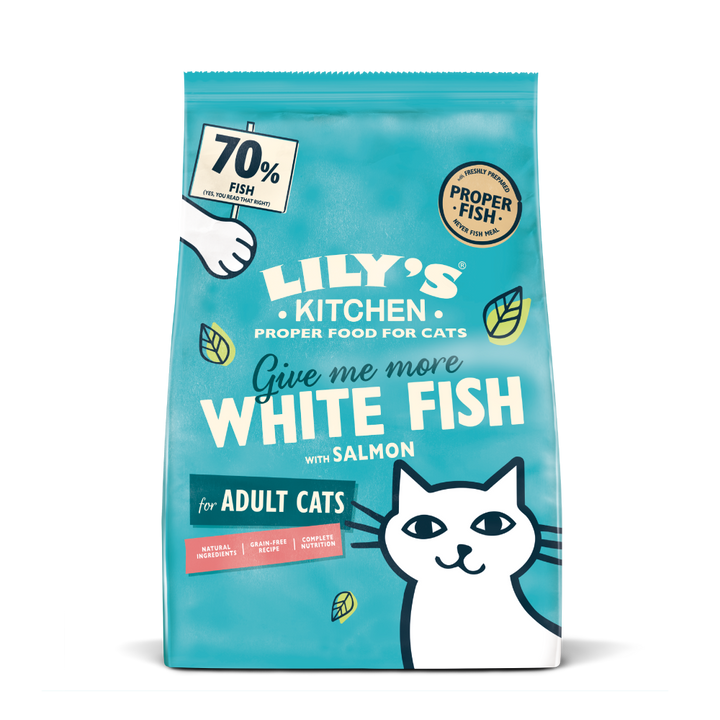 White Fish with Salmon Dry Food